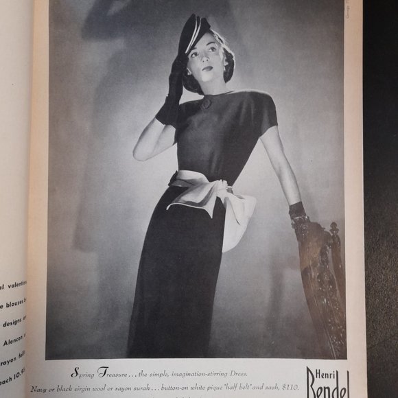 Rare VOGUE March 1, 1944, World War Two - Picture 3 of 3